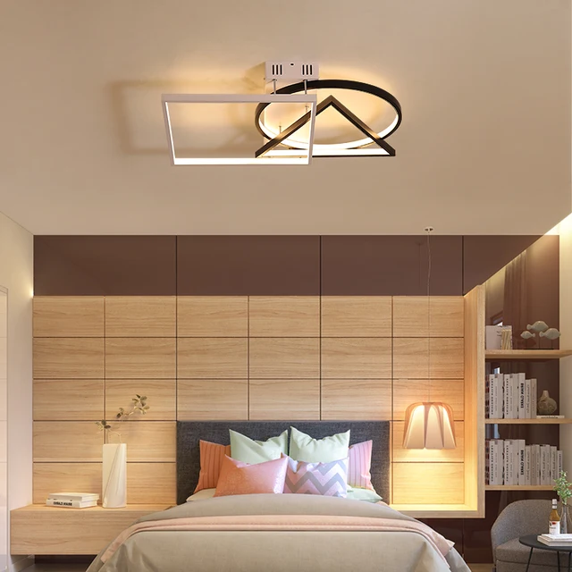 Chandelierrec Moden Led Ceiling Lights Living Room Bedroom Low Chandelierrec Moden Led Ceiling Lights Living Room Bedroom Low Ceilings Home Lighting Fixtures Aluminum Ac85 265v Lamp