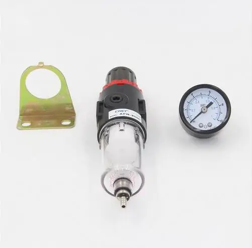 

AFR2000 Airtac 1/4 Inch Source Treatment Unit 1/4" Pneumatic Air Filter Regulator Two Union With Pressure Gauge AFR 2000