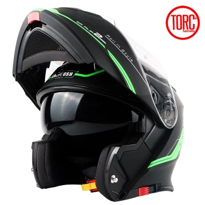 TORC moto rcycle шлем флип-ап шлем мото rbike moto rcross Полный лицевой шлем capacete cascos para moto ECE T271 гоночный шлем - Цвет: Design 1