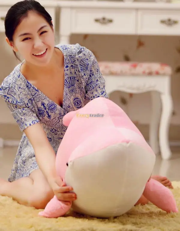 Fancytrader Cute Giant Plush Stuffed Dolphin 43'' 120 cm Good Gift, Free Shipping, 2 Colors for choices FT90106 (6).jpg