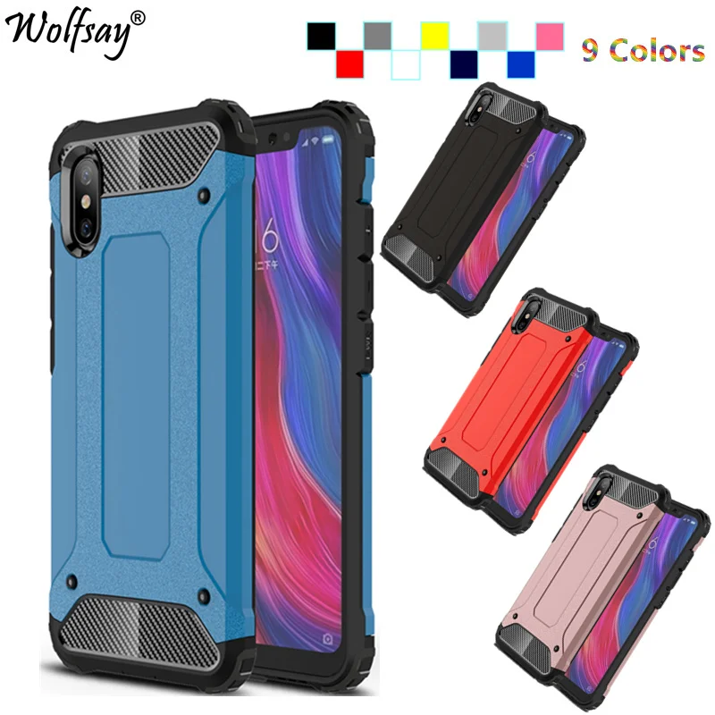 Wolfsay Fitted Case Xiaomi Mi 8 Explorer Case Armor Soft Silicone Hard Phone Shell For Xiaomi Mi 8 Explorer Cover Mi8 Explorer Wolfsay Fitted Case Xiaomi Mi 8 Explorer Case Armor Soft Silicone Hard Phone Shell For Xiaomi Mi 8 Explorer Cover Mi8 Explorer
