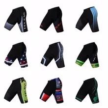 Pantalones cortos de ciclismo 2019 para hombre, bicicleta corta acolchada proTeam MTB, ropa deportiva para hombre, rojo y verde