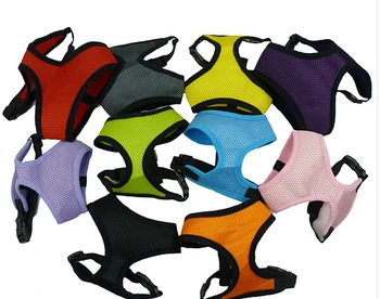 

1pcs/lot dogs fashion harness doggy Breathable Mesh harness puppy vest dog supplies pest products many colors XS S M L XL