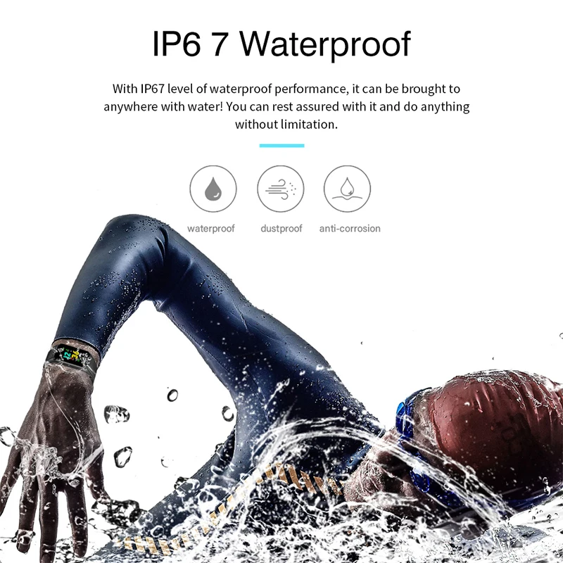 BANGWEI Sport Bracelet Waterproof Fitness Wristband Blood Pressure Heart Rate Monitor Pedometer Information Reminder Smart Watch BANGWEI Sport Bracelet Waterproof Fitness Wristband Blood Pressure Heart Rate Monitor Pedometer Information Reminder Smart Watch