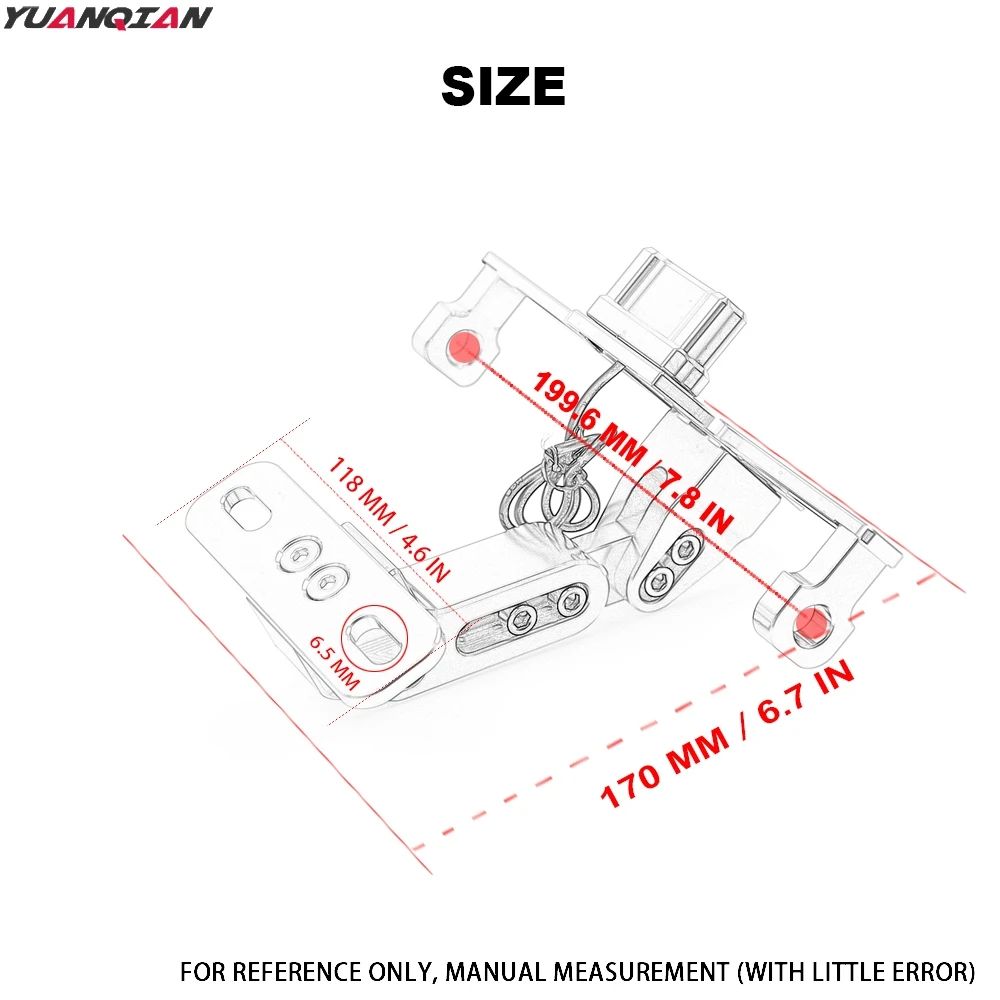 Кронштейн номерного знака мотоцикла держатель номерного знака для Kawasaki Z750 Z800 ER6N R1 GSXR 600 ATV NINJA Honda Suzuki KTM