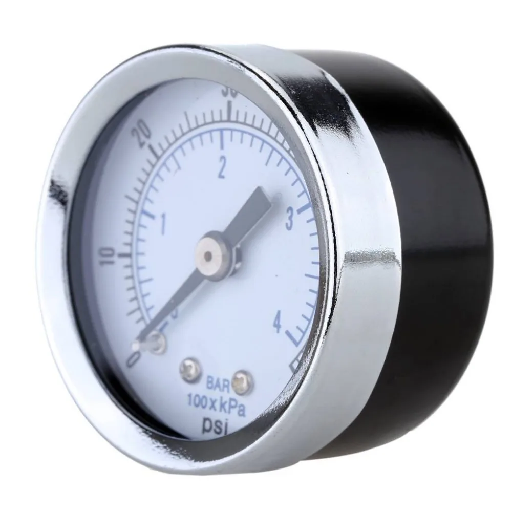 Мини манометр NPT 40 мм 0 60PSI 1/8 дюйма|Манометры| |
