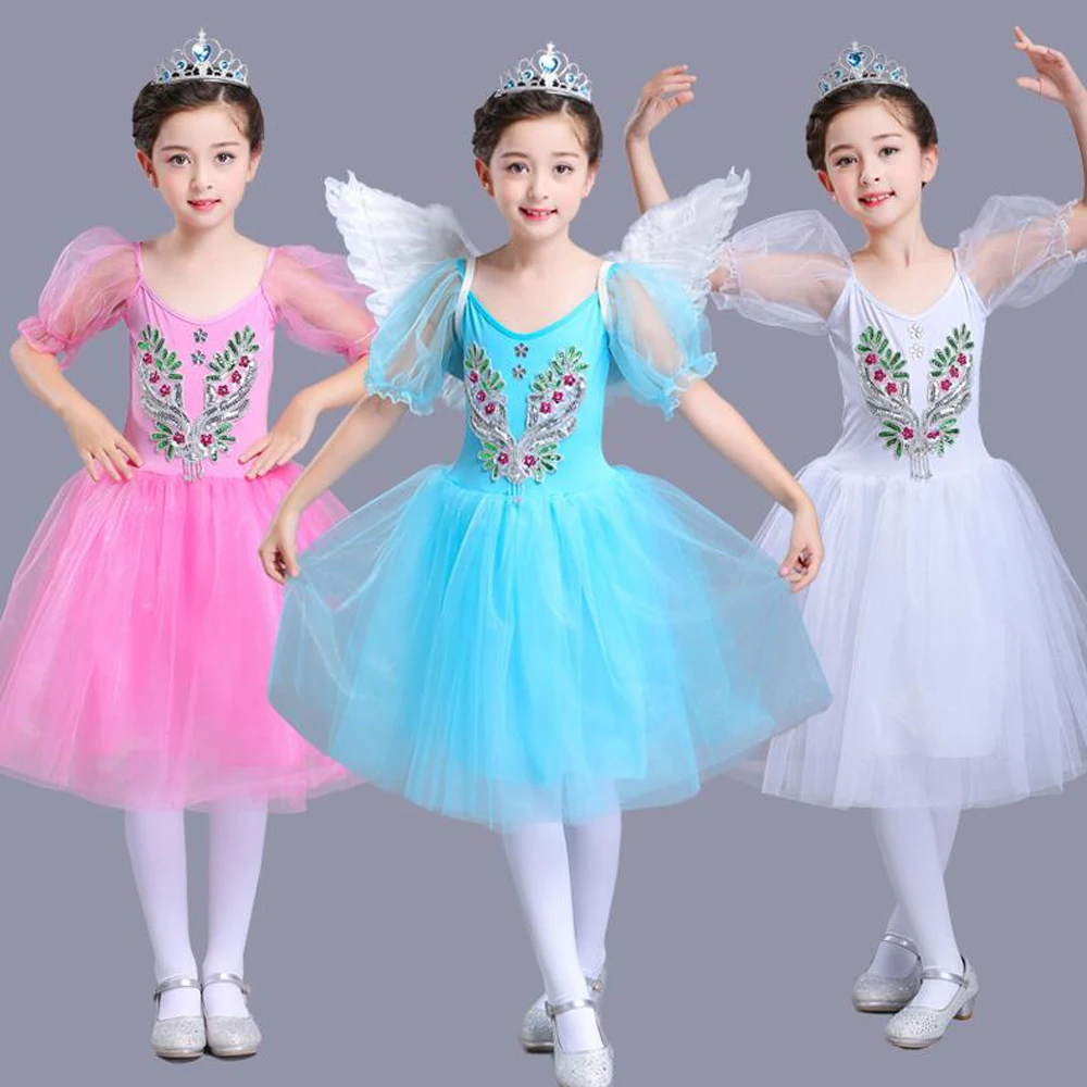 Новая романтическая пачка балетные костюмы Жизель для девочек детское вельветовое длинное фатиновое платье балерина для коньков кружевное платье с короткими рукавами