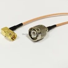 Câble de Connexion Modem SMA mâle à Angle droit vers connecteur mâle TNC RG316, câble adaptateur RF Pigtail 15CM 6 pouces