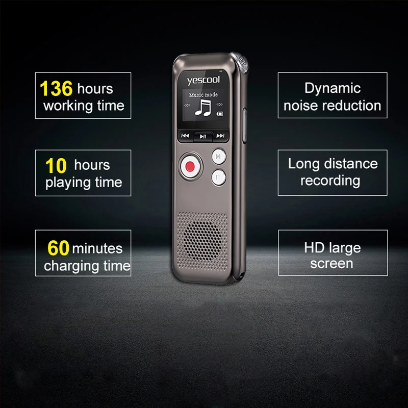 Yescool Fast Charging 8GB Two-way Microphone