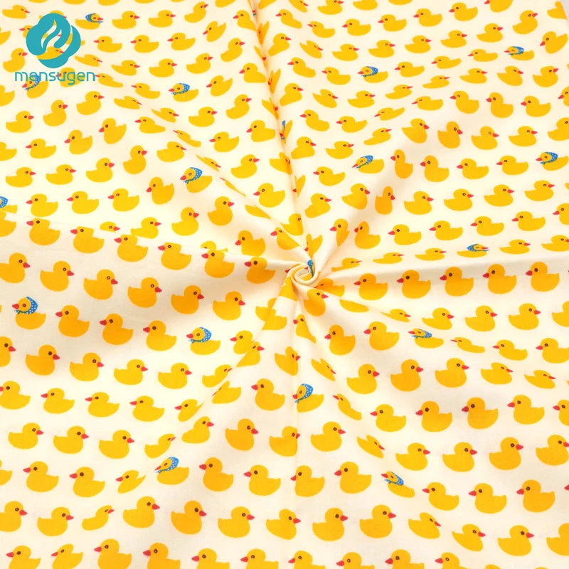 Mensugen, 50 см* 160 см, Желтая утка, хлопковая ткань для лоскутного шитья, детское постельное белье, простыня, наволочки, одеяло, швейный материал