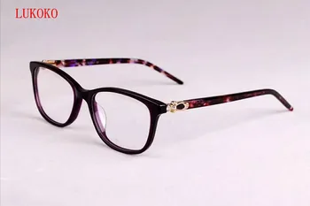 

LKK Women's Luxury diamond inlays with full frame ultra light panel glasses frame.