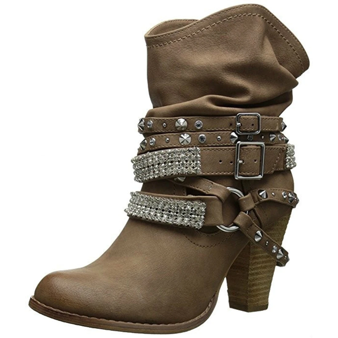 ankle boot with belt