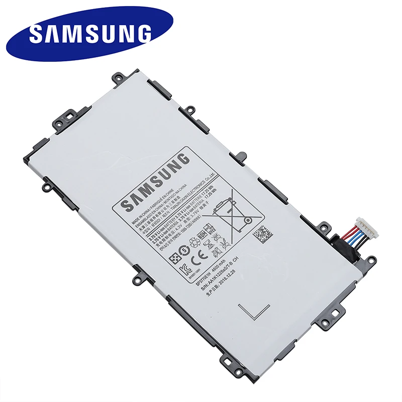 Samsung сменный аккумулятор SP3770E1H для samsung GALAXY Note 8,0 N5100 N5110 N5120 аутентичный Аккумулятор для планшета 4600mA