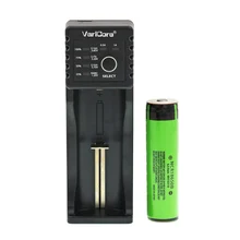 New original for the 18650 lithium-ion battery 3400 mAh NCR18650B 3.7 V rechargeable batteries + U4 18650 battery charger