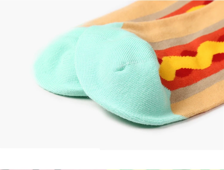 Креативные носки новые модные 2017 фрукты кукурузы астронавт мультфильм серии мужские хлопковые носки женские носки