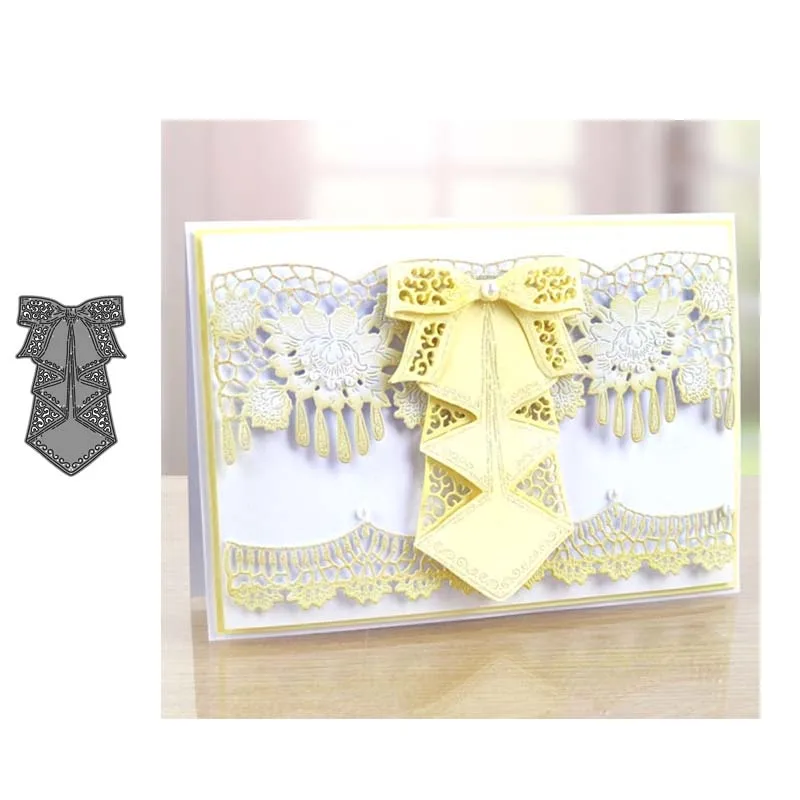 

Metal cutting dies cut die mold New Bow card Scrapbook paper craft knife mould blade punch stencils