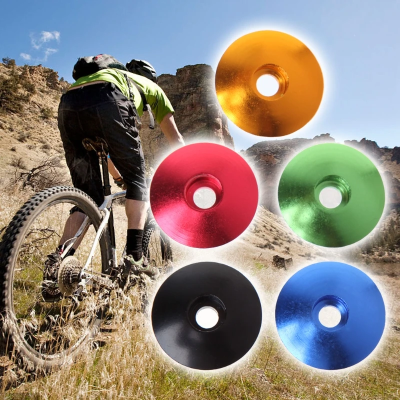 28.6mm Aluminum Alloy Headset Stem Top Cap Cover Road MTB Bike Fixed Hear