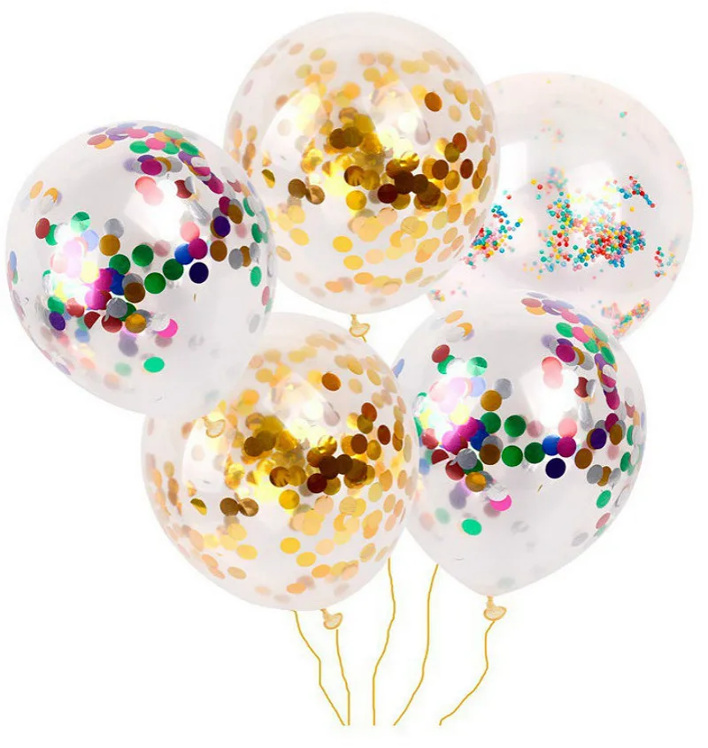 

1pcs Golden Sequins Inflatable Toys Traditional Balloon Kids Children Party Flying Toy Gift Outdoors Fun Random Color