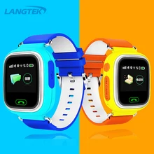2017 LANGTEK Smart Watch Best baby smart watch Q90 with touch screen display support SIM Card and voice call smart watch