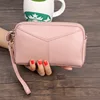 New Fashion Cow Leather Women Long Clutch Wallets Genuine Leather Lady Coin Purse Female Zipper Wallet Organizer Patchwork Solid ► Photo 2/6