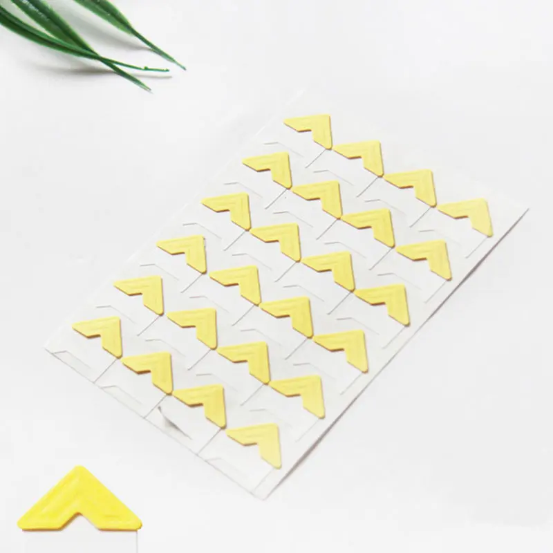 Высокое качество, винтажные DIY рамки украшения 24 шт./лот, популярные бумажные наклейки для скрапбукинга, для фотоальбомов, Лидер продаж - Цвет: Lemon yellow