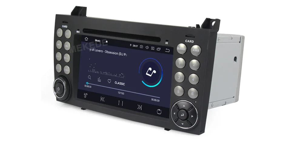 Clearance MEKEDE in Stock ! PX3 Android 9.0 CAR DVD for Benz R171 W171 Benz SLK R171 SLK200 2GB RAM+16GB 4 Octa Core+DVR/WIFI+DAB 13