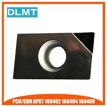 

APKT160402 APKT160404 APKT160408 PCD CBN Inserts 1PCS APKT160404 CNC Inserts Suitable For Lathe Tools For Turning
