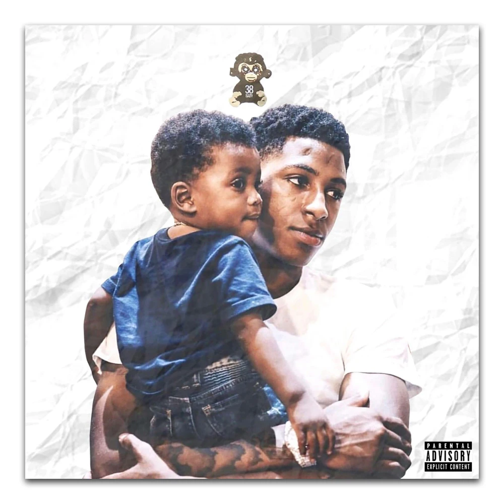 Z1024 Плакаты и принты YoungBoy рэп крышка ни разу не ломались еще слишком долго