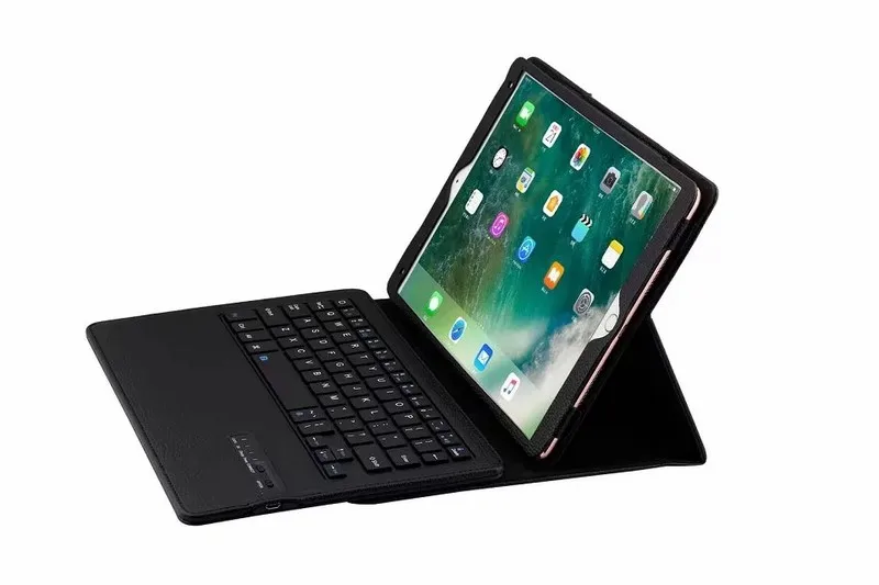 Новый Для iPad 9,7 2017 2018 A1893 Беспроводной Bluetooth клавиатура полный кожаный чехол для iPad 5 6 воздуха 2 Pro 9,7 подставка для клавиатуры