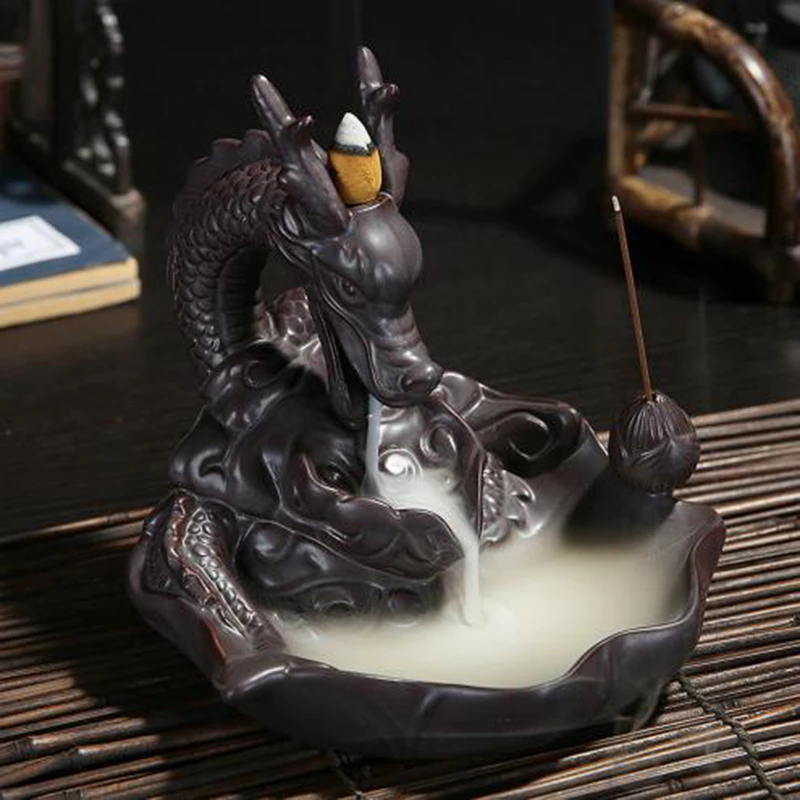 9086円 供え ドラゴン香の滝 香バーナーホルダー ドラゴン逆流香バーナーホルダーホームオフィスのヨガアロマセラピーで使用するためのセラミック逆流香バーナー ブラウン 9086円 供え ドラゴン香の滝 香バーナーホルダー ドラゴン逆流香バーナーホルダーホームオフィスのヨガアロマセラピーで使用するためのセラミック逆流香バーナー ブラウン