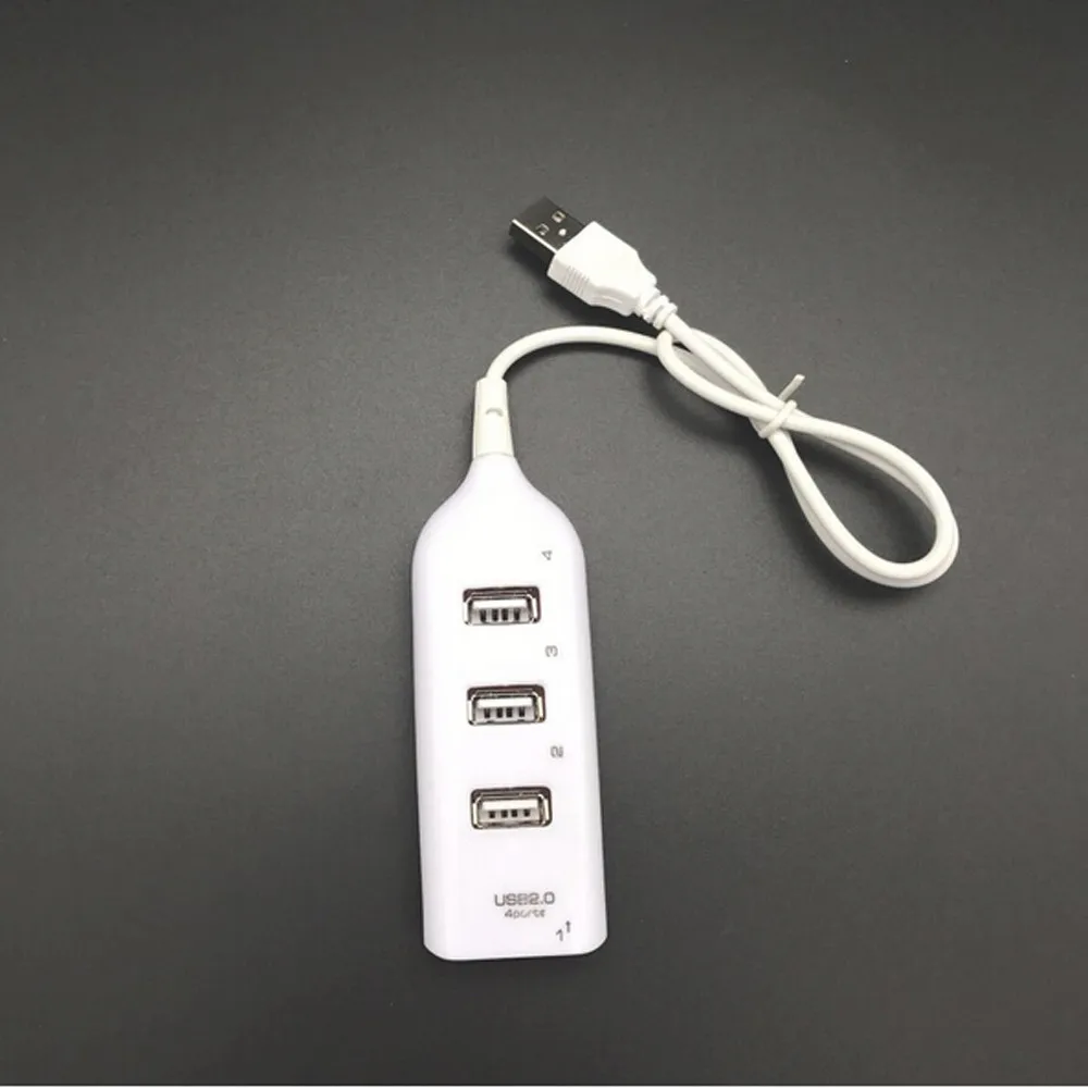 Высокоскоростной мультихаб 4 порта USB 2,0 разветвитель Расширение Настольный/ПК ноутбук адаптер Горячий подключи и играй