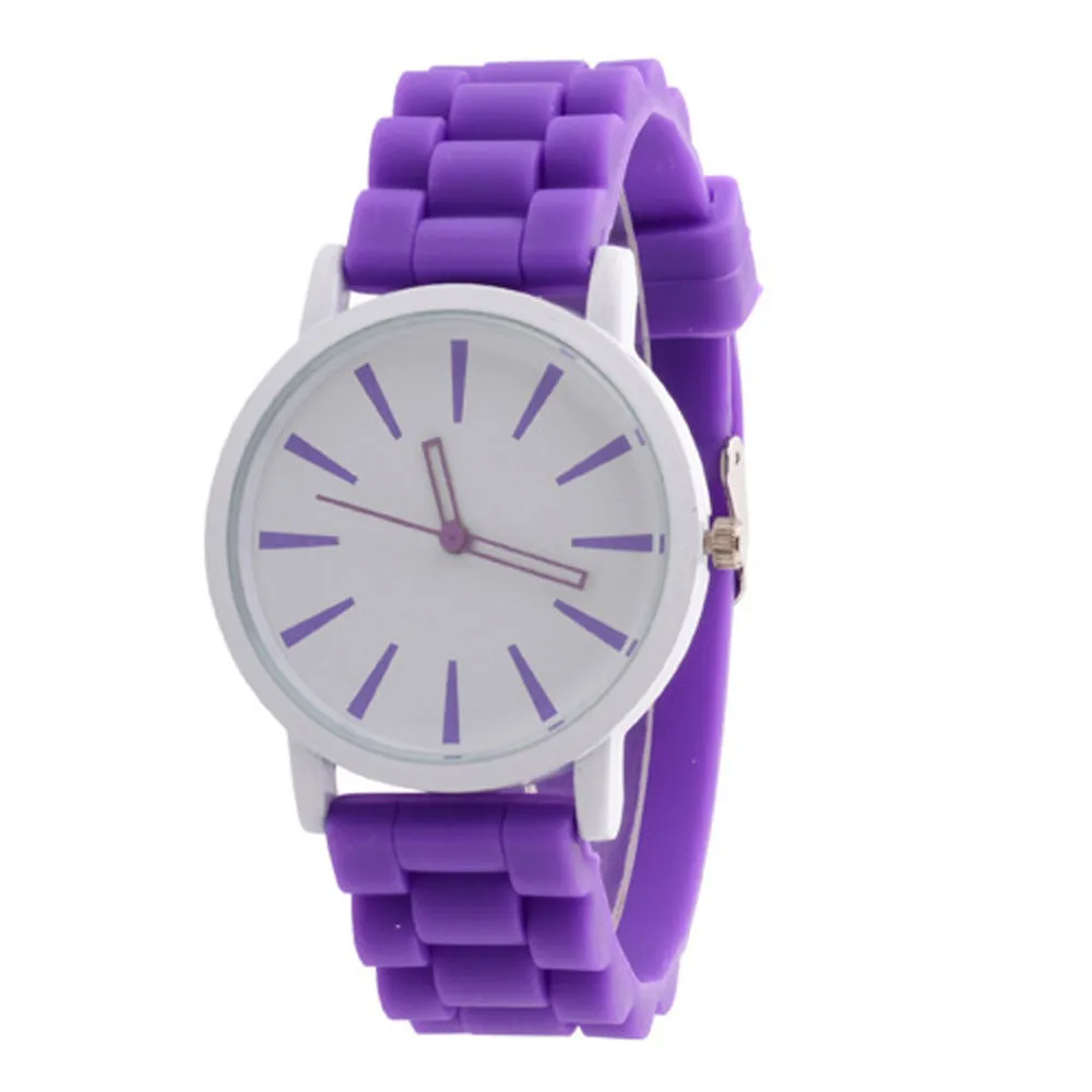 Силиконовые часы для женщин спортивные гелевые Аналоговые кварцевые наручные часы мужские унисекс резиновые часы белые Relogio Reloj dames