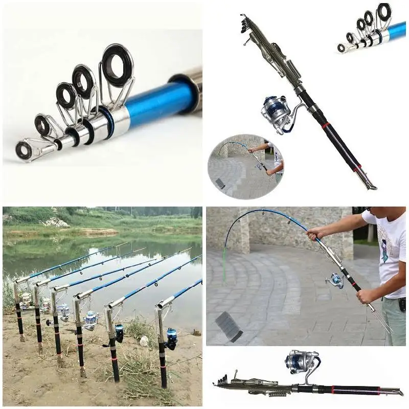 

Fishing Rod Adjustable Telescopic Automatic Pole Sea Shore River Lake Fishing Tackle Tools ALS88