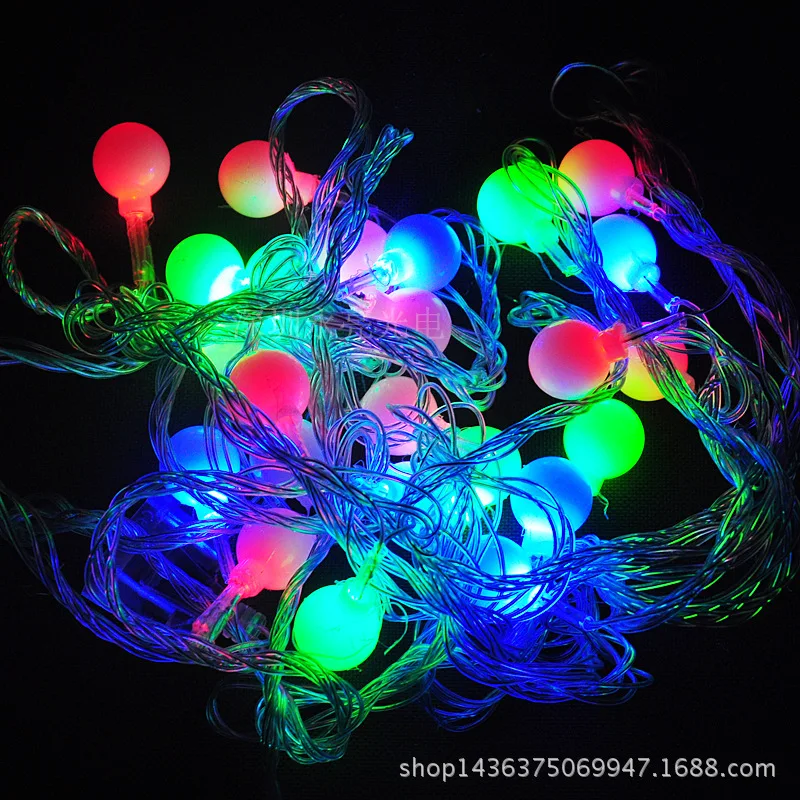 

5m 28led string ball lights Wedding Window Decoration Christmas Lights 100-240V Outdoor Holiday Light New Year Decorat