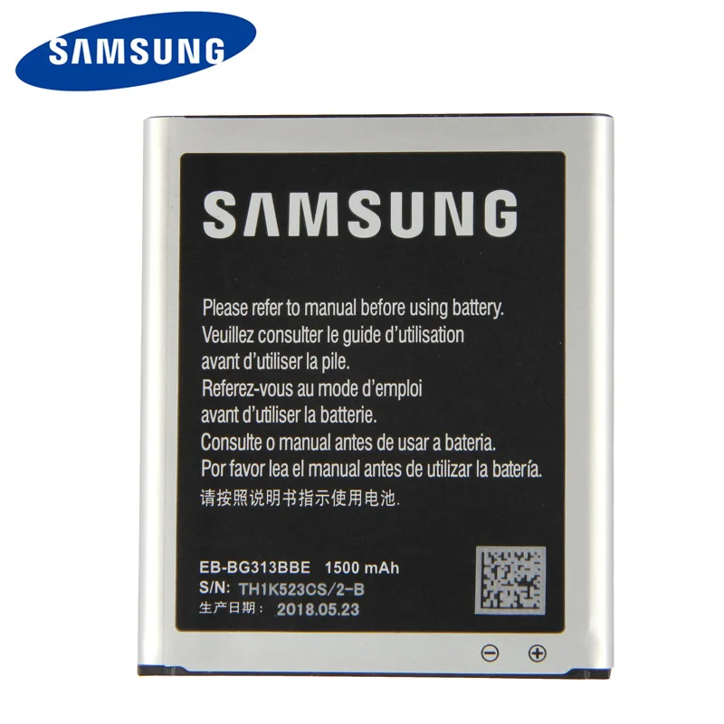 Оригинальный аккумулятор Samsung EB BG313BBE для Galaxy ACE 3 4 Neo Lite G313H G318H G313M S7272 S7898 S7562C 1500