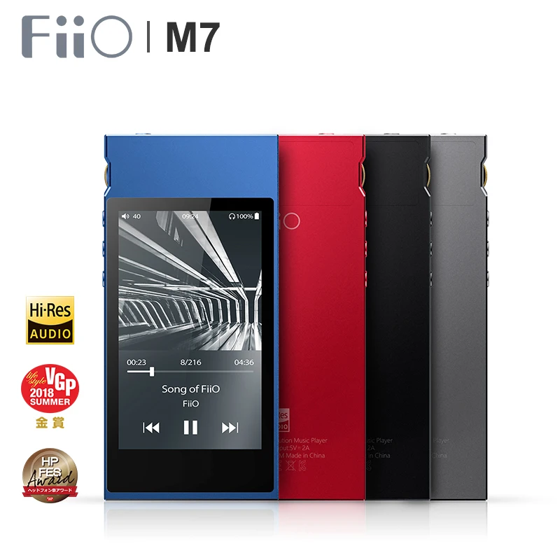 FiiO M7 High-Res Audio Lossless Music Player MP3 Bluetooth4.2 aptX-HD LDAC Touch Screen with FM Radio Support Native DSD128 FiiO M7 High-Res Audio Lossless Music Player MP3 Bluetooth4.2 aptX-HD LDAC Touch Screen with FM Radio Support Native DSD128