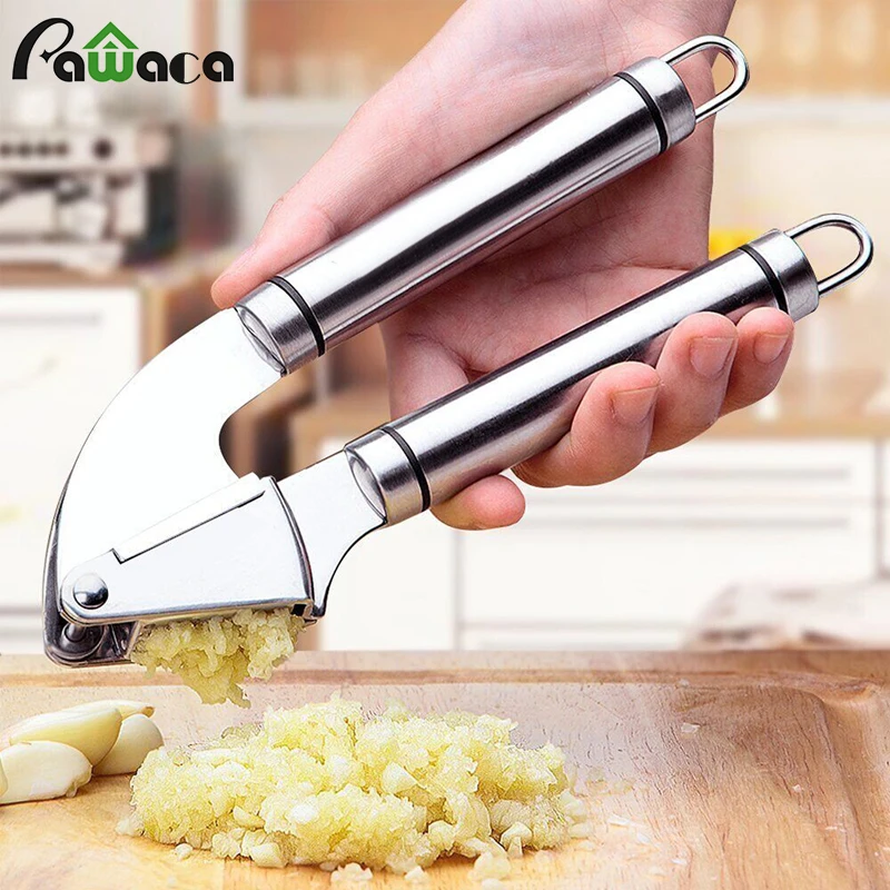 Buy Stainless Steel Garlic Presser Grinder Garlic Presses Slicer Split Crusher