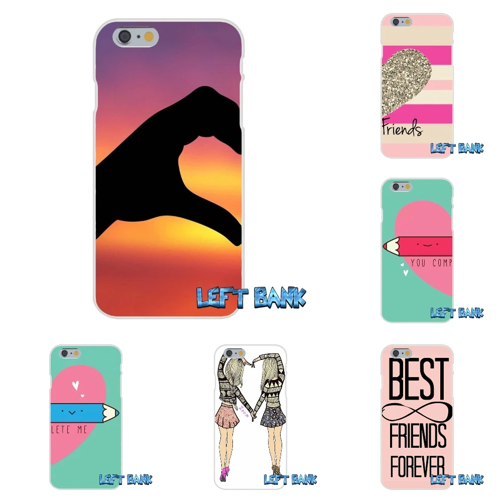 Happy Best Friend Card BFF Silicon Soft Phone Case For Huawei G7 G8 P8
