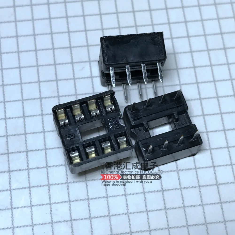 Розетка DIP8 8 60 шт./лот 8-контактный разъем гнездо 16 pin держатель микросхем новый