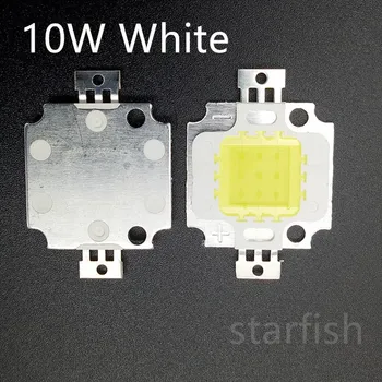 

Free shipping 10PCS 10W White 800-900LM LED Bulb IC SMD Lamp Fluorescent White High Power LED 6000-6500K 10W LED