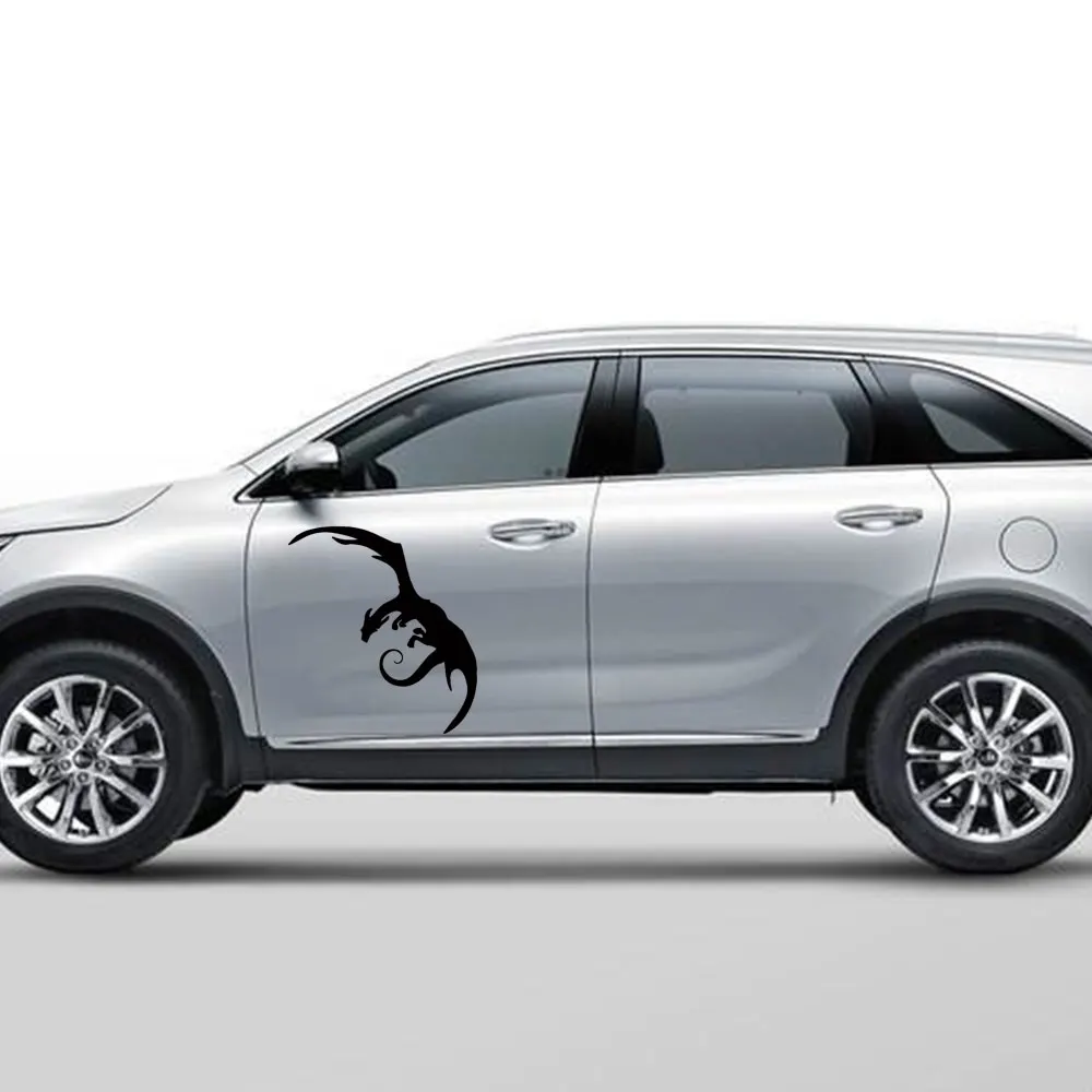 6      22.8cm15cm Smaug Dragon Vinyl Bumper Stickers For Car Truck Window Car Body Tool Boxes Wall Laptop Ipad Notebook Stickers