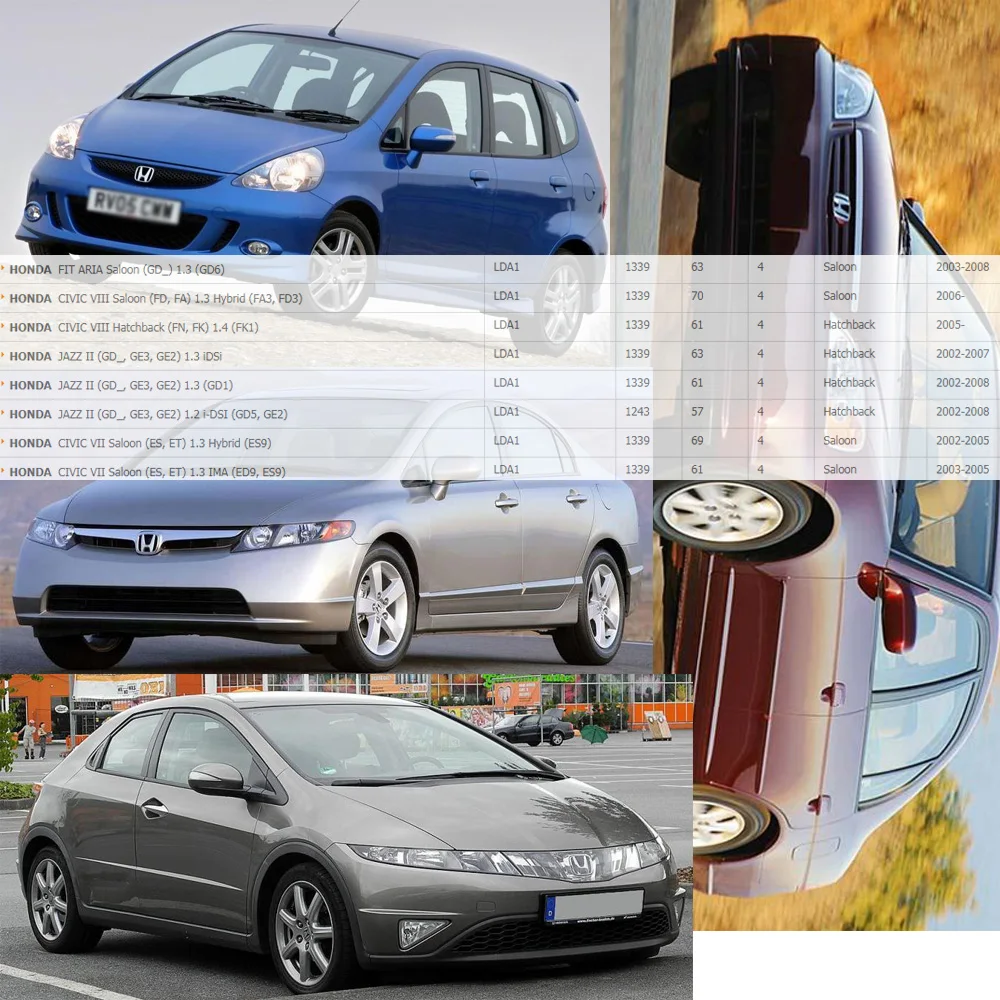 8 шт переднего и заднего ряда катушки зажигания для Honda Fit II III Civic Hybrid Джаз 1.2L 1.3L 1.4L