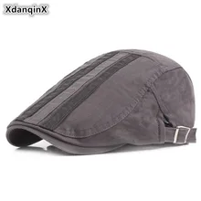 XdanqinX Взрослый мужской хлопок берет в стиле винтаж с регулируемой головой Размер личности хип хоп шляпа для мужчин Sombrero De Hombre