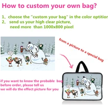 Индивидуальные принты ноутбук лэптоп планшет сумка для 7,9 9,7 11,6 13,3 14,4 15 15,6 17 17,3 печать рисунка на чехол для ноутбука