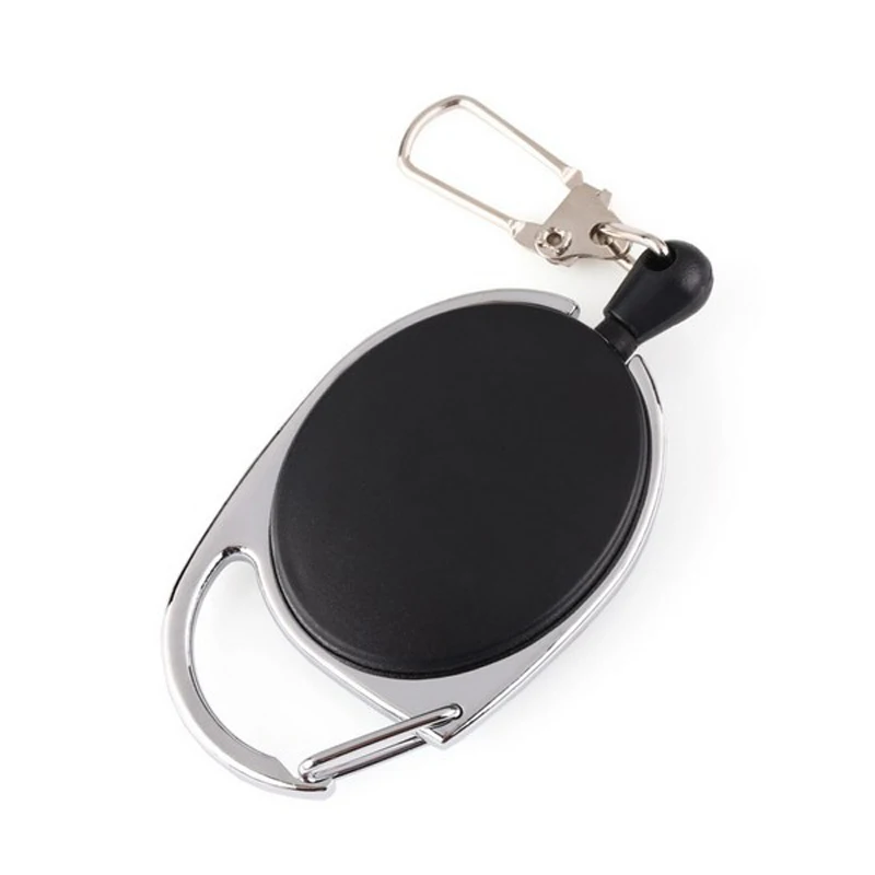 

Retracable Keychain Keyring Anti-lost Anti-theft Wire Rope Spring Buckle Outdoor Survival Camp Tool JLRL88