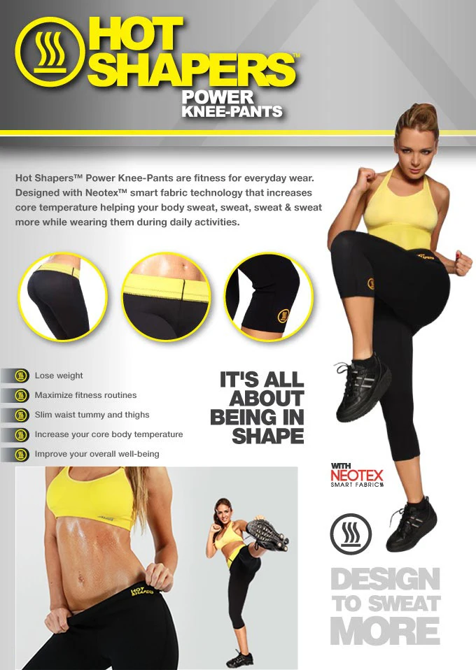 NEW Hot Slimming Shapers Pants Belt Thermo Wear Capri Anti Cellulite Weight Loss 