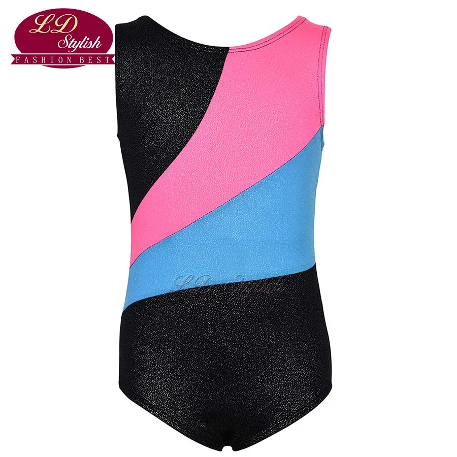 

Girls Black Stage Performance Competition Dance Skirt Kids Ballet Leotards Clothing Children Dancewear Dancing Practice Dresses