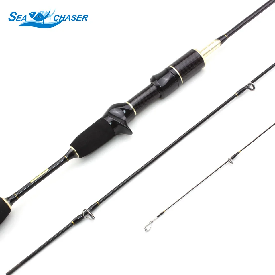 

High Quality 1.8m spinning Casting Fishing Rod lure rod 2 Tips UL/L power 8-30g Lure Weight 2-5g line wt 3-6Ibs Free shipping