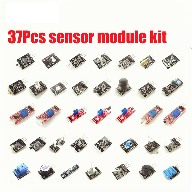 37 pçs lote Sensor Módulo Board Set