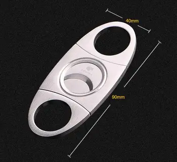 

5pcs CIGAR Scissors for men cigarro Double Blades Stainless Steel Cigar Cutter Pocket smoking cigar Gadgets Cutter Knife Cuban